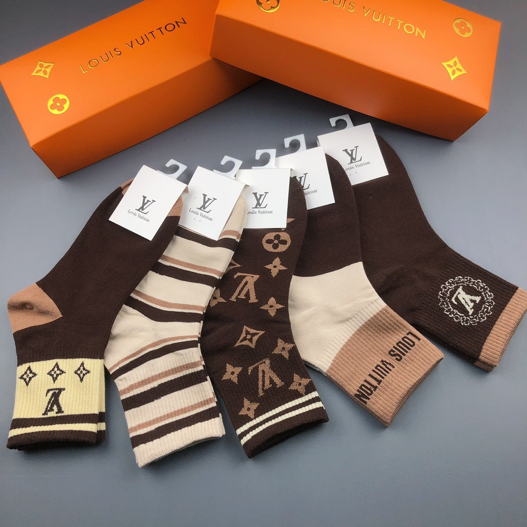 Louis Vuitton Socks(One pair of each style)
