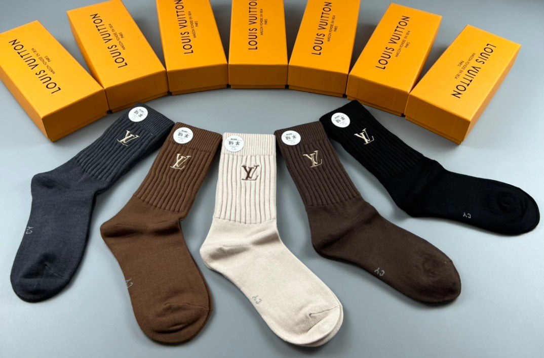 Louis Vuitton Socks(One pair of each style)