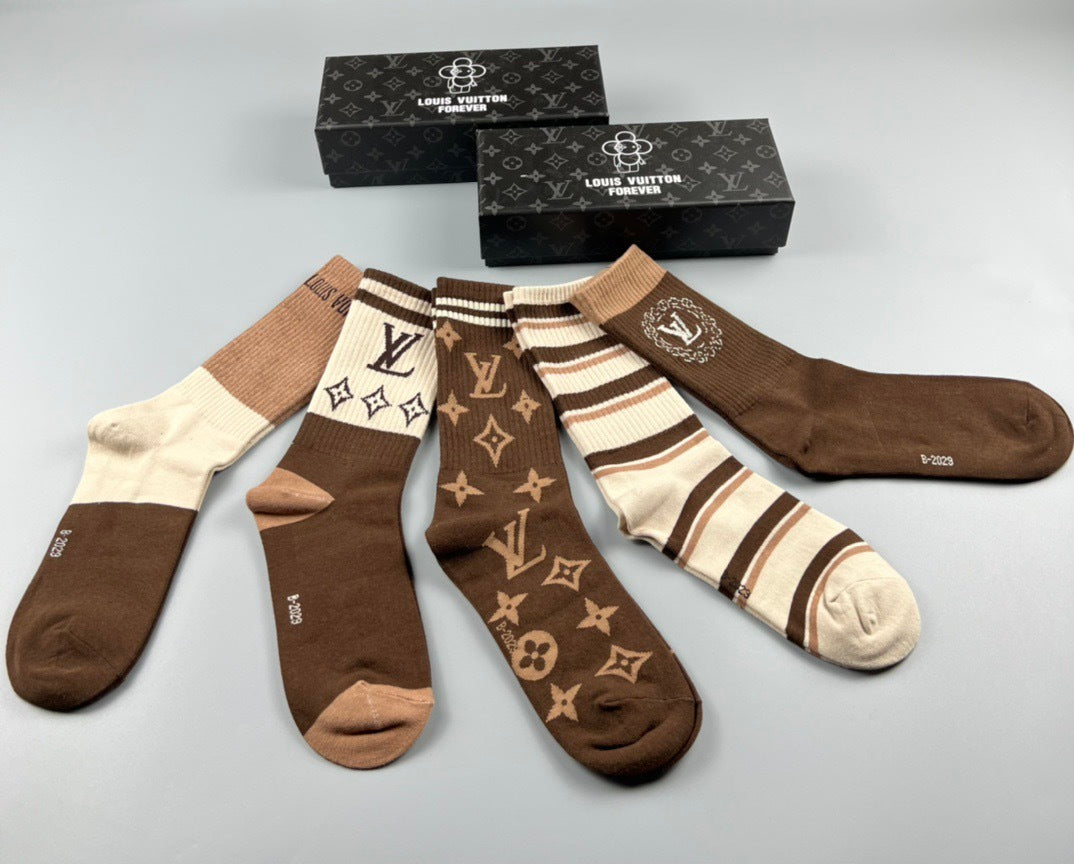 Louis Vuitton Socks(One pair of each style)