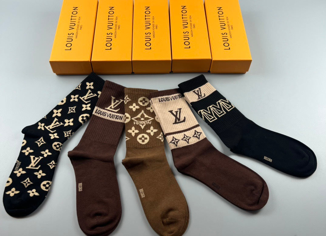 Louis Vuitton Socks(One pair of each style)