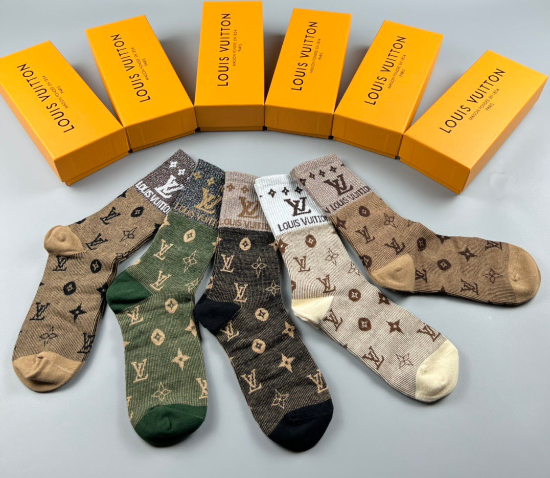 Louis Vuitton Socks(One pair of each style)