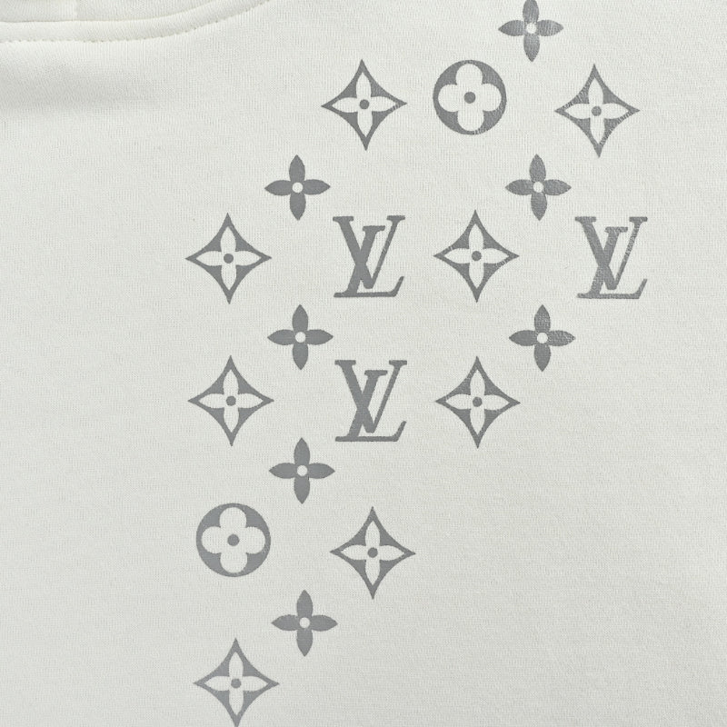 Louis Vuitton Monogram Diamond Scatter Embroidery Hoodie – Cream