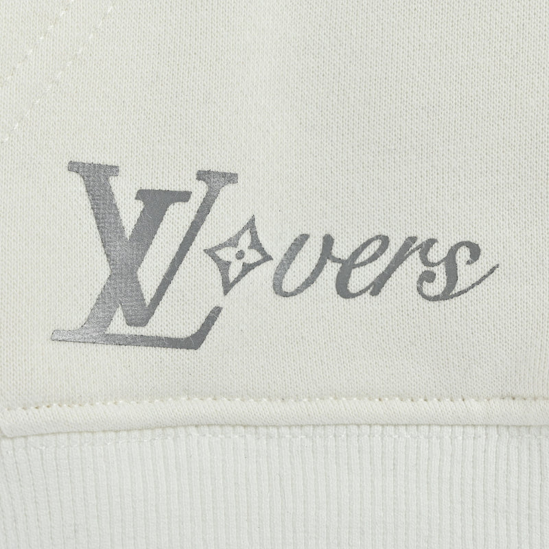 Louis Vuitton Monogram Diamond Scatter Embroidery Hoodie – Cream
